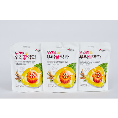 오성푸드 우리밀 꿀약과(250g×3봉)